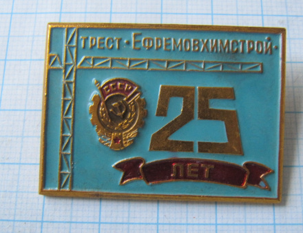 2785 25 лет трест Ефремовхимстрой