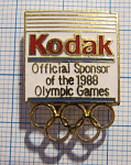 6164, Олимпиада 1988, спонсор Кодак, фотоаппараты
