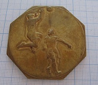 К1, футбол, старинная медаль, Франция