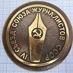 4 съезд союза журналистов СССР, Москва, март 1977