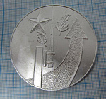 Медаль участнику всесоюзного слета игры Зарница в городе Одесса