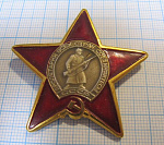 6351, Орден Красной звезды, значок по мотивам